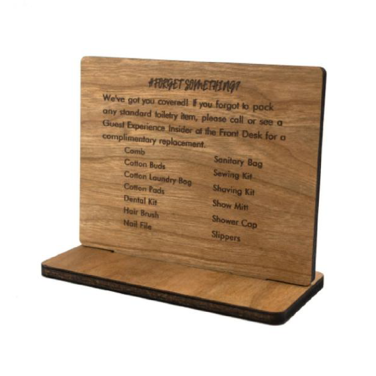 Table signs